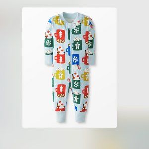 OFFERS WELCOME! Hanna Andersson Christmas Zip Sleeper Pajamas/ Hot Cocoa Print